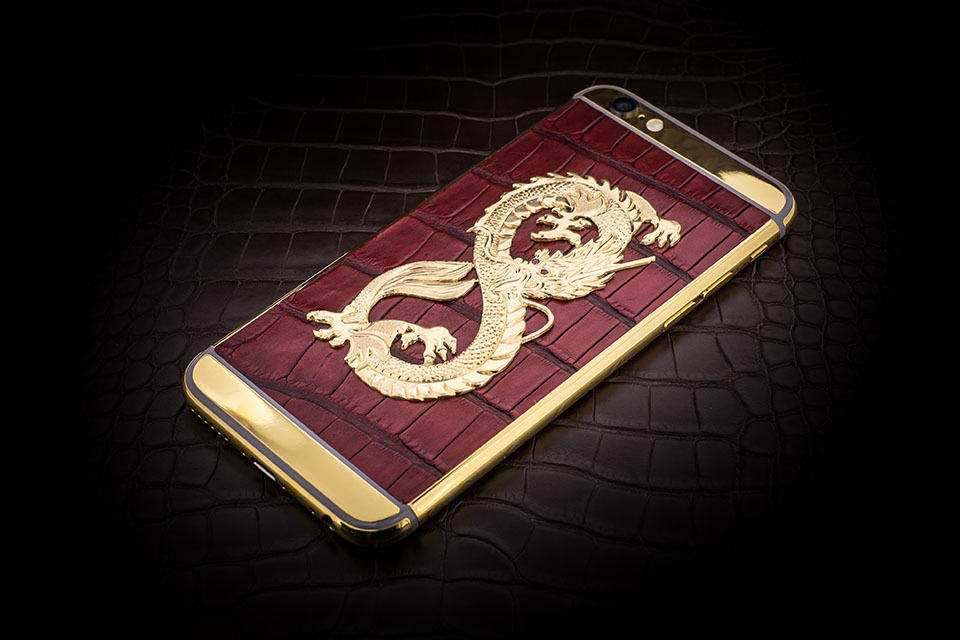 Luxury iPhone 6 by Golden Dreams - Dragon Edition Red Spiderman