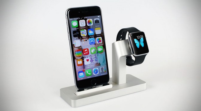 Premium One All-in-One Dock for Apple Watch and iPhone by Enblue