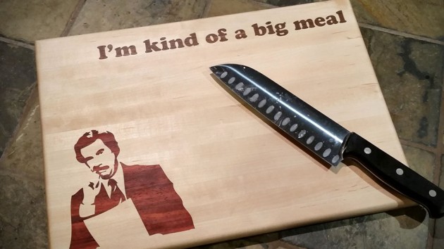 Ron Burgundy "I'm Kind of a big meal" Cutting Board
