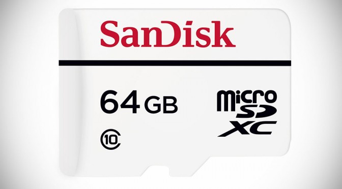 SanDisk High Endurance Video Monitoring microSDXC Memory Card