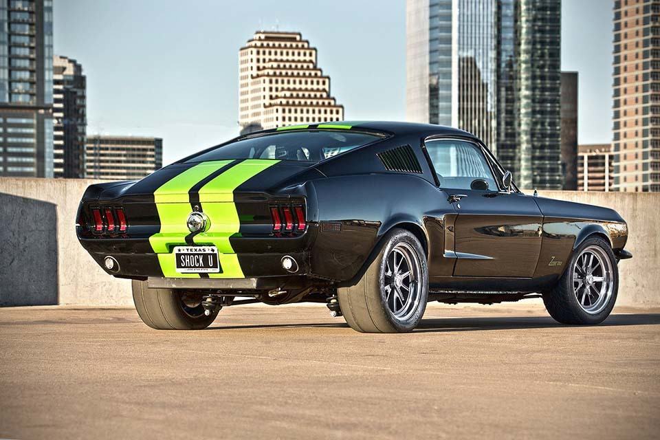 Texas Based Bloodshed Motors Turns A Clic 1968 Mustang Into 68 Mustang Zombie 222 Electric Car By Bloodshed Motors