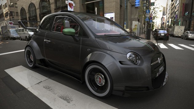 Fiat 550 Italia Concept powered by Ferrari V8 Engine