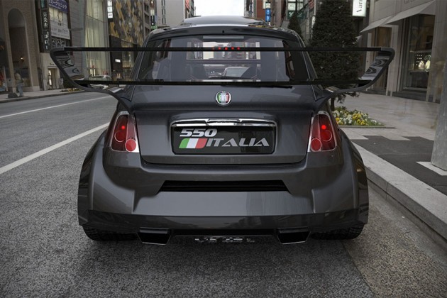 Fiat 550 Italia Concept powered by Ferrari V8 Engine