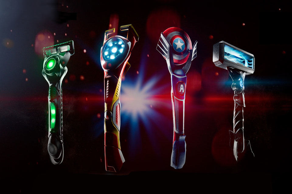 Gillette x Stark Industries Shavers