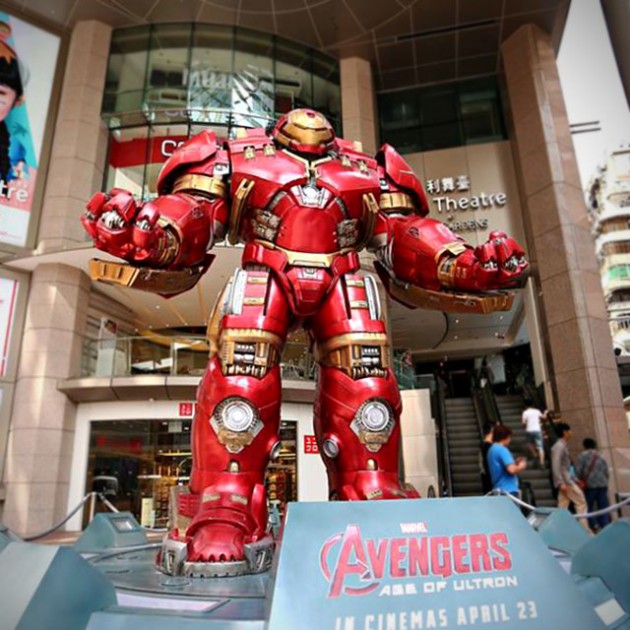 Marvel’s Avengers- Age of Ultron Exhibition in Hong Kong - 4m tall Hulkbuster