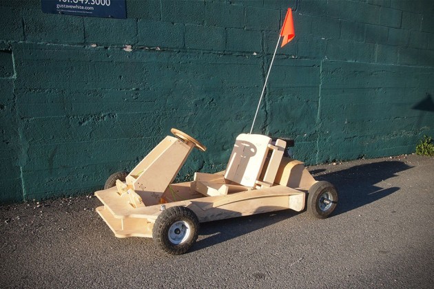 PlyFly Wooden Go-Kart by Flatworks