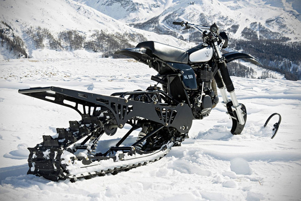 Northern Lights Optic's Promotional Snow Bike is a Classic ...