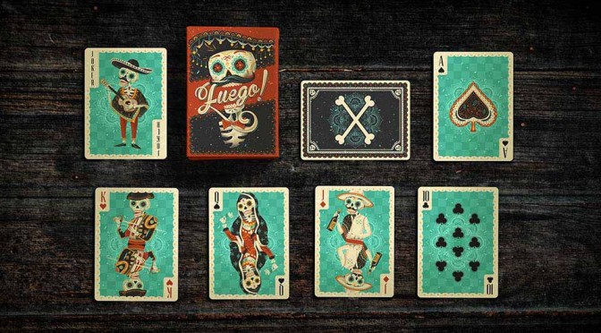 Fuego! Day of the Dead-inspired Playing Cards