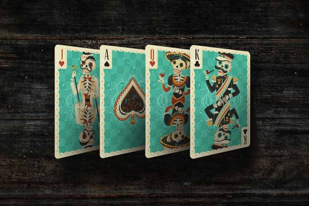 Fuego! Day of the Dead-inspired Playing Cards