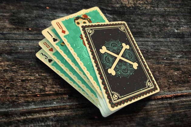 Fuego! Day of the Dead-inspired Playing Cards