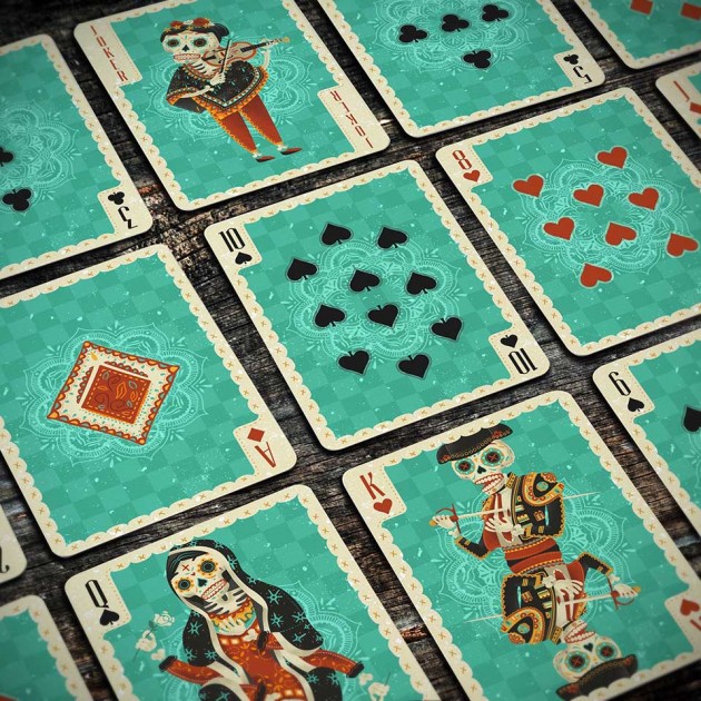 Fuego! Day of the Dead-inspired Playing Cards