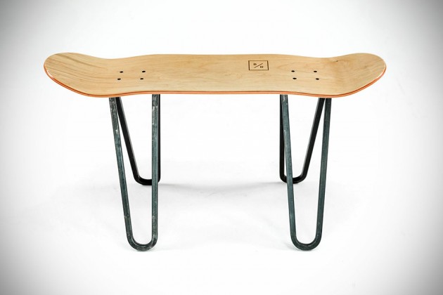 Handmade Skateboard Furniture by Baked / Roast