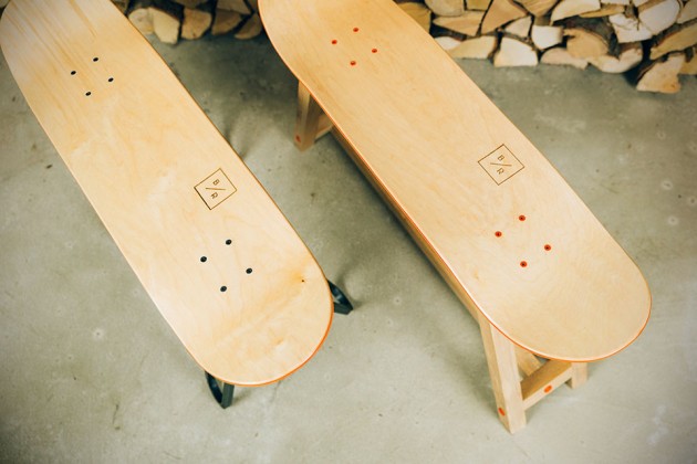 Handmade Skateboard Furniture by Baked / Roast