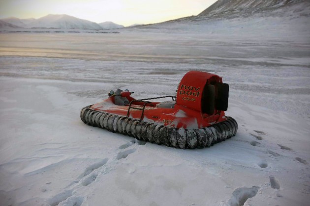 Hov Pod Hovercraft in Arctic