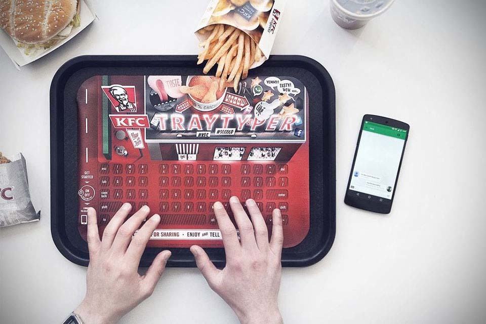 KFC Tray Typer Bluetooth Keyboard