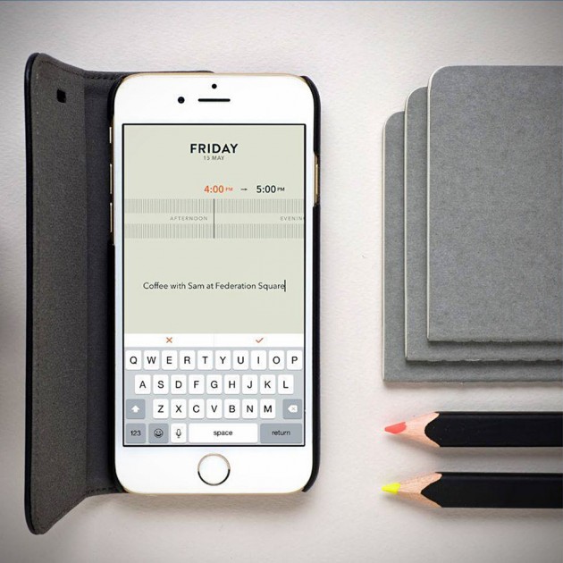 Moleskine Timepage Calendar iOS App