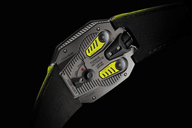 URWERK UR-105 TA "Black Lemon" Watch