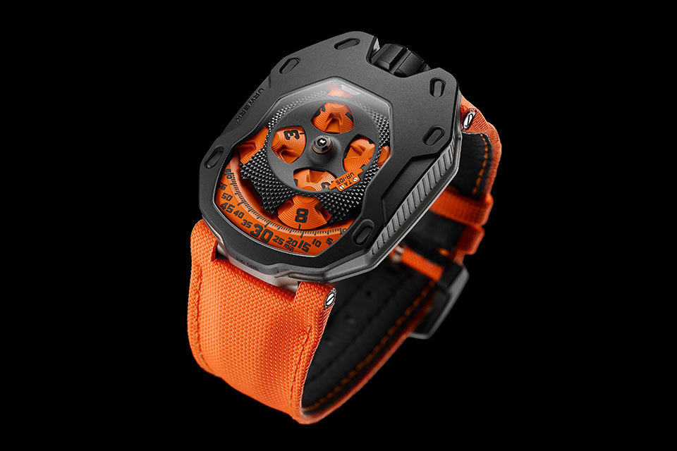 URWERK UR-105 TA "Black Orange" Watch