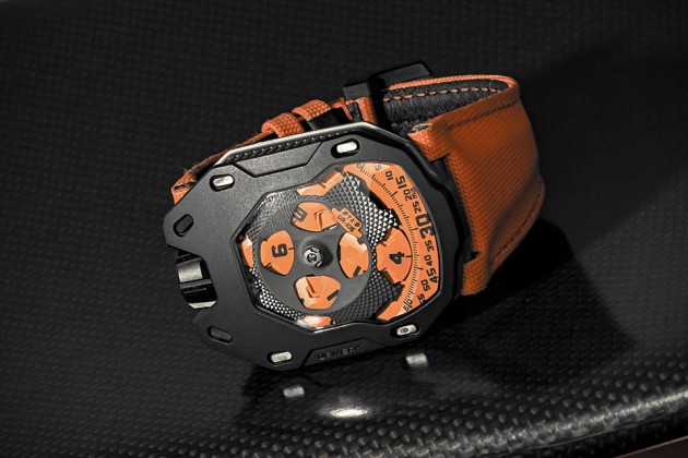 URWERK UR-105 TA "Black Orange" Watch