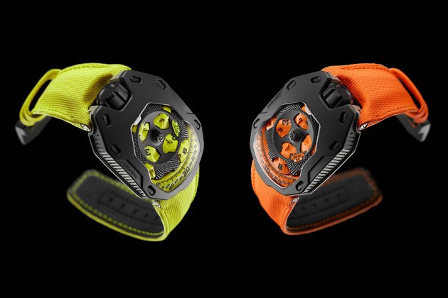 URWERK UR-105 TA “Black Orange” and “Black Lemon” Watches