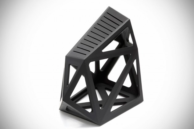 Black Diamond Knife Block by Edge of Belgravia