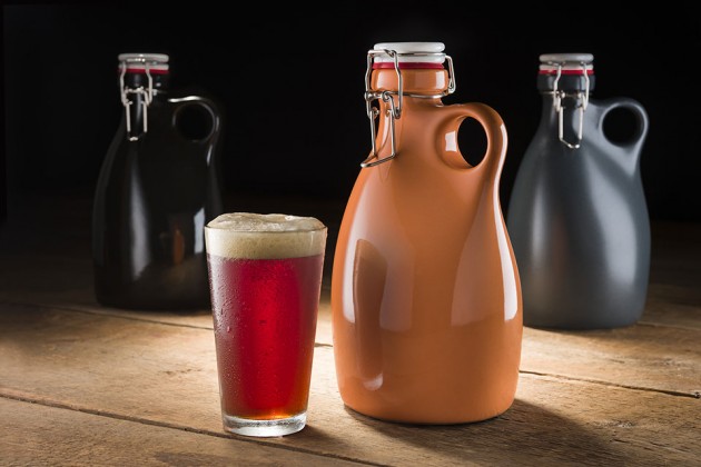 Stoneware Growler by Orange Vessel