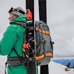 You Can Carry Skis with the Lowepro Whistle Series Photo Backpack Too