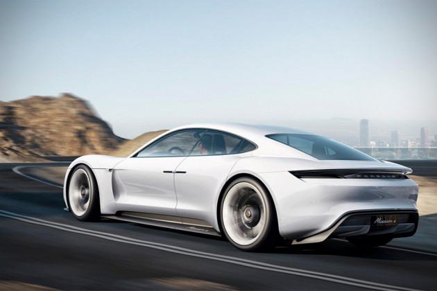 Porsche Mission E Electric Car