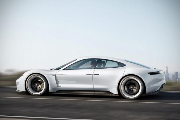 Porsche Mission E Electric Car