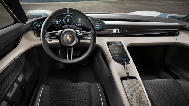 Porsche Mission E Electric Car