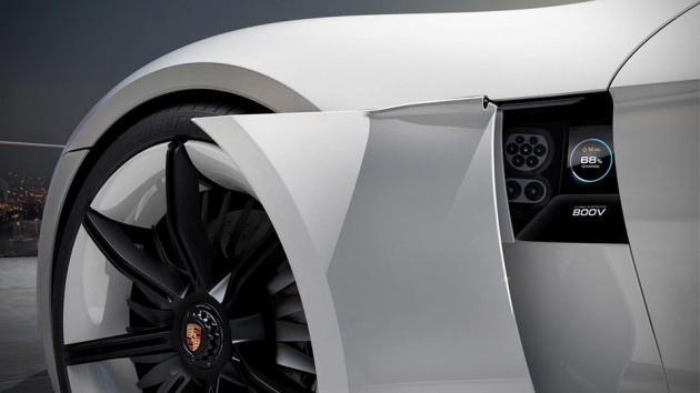 Porsche Mission E Electric Car