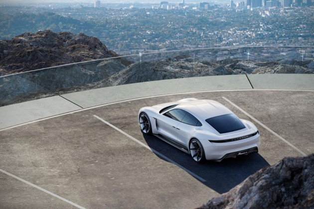 Porsche Mission E Electric Car