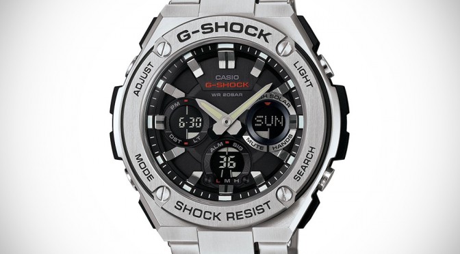 g shock casio st steel
