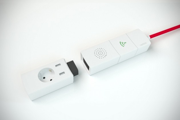 Modular Customizable Power Strip by Casitoo