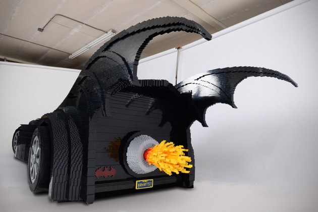 Nathan Sawaya’s LEGO Batmobile by Jim Lee