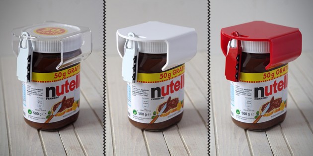 Nutella Jar Lock by Daniel Schobloch