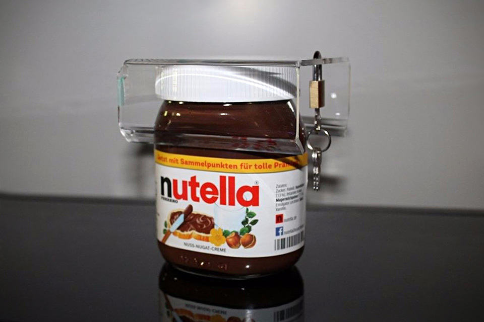 Nutella Jar Lock by Daniel Schobloch