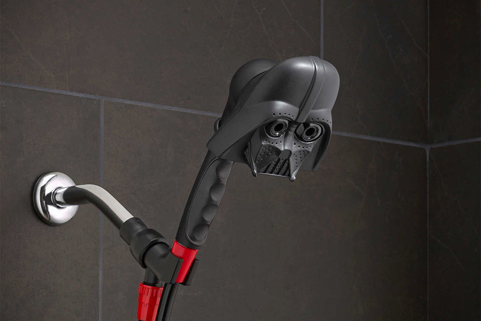Oxygenics Disney Star Wars Darth Vader Handheld Shower Head 3 Spray Setting NEW 