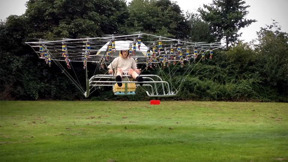 Swarm Manned Aerial Vehicle Multirotor Super Drone