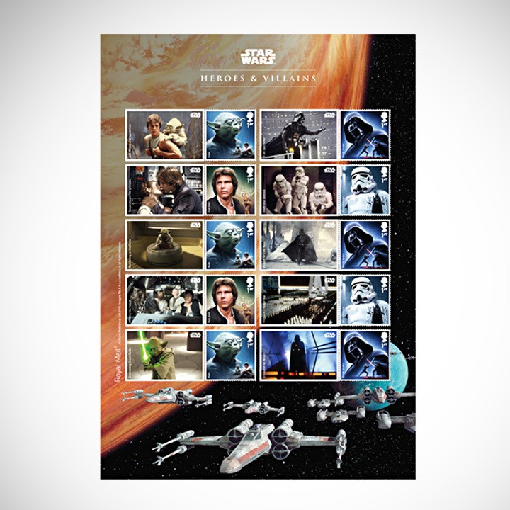 star wars postage stamp collecting kit