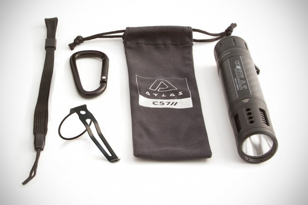 Atlas C57 Carbon Fiber and Titanium Flashlight