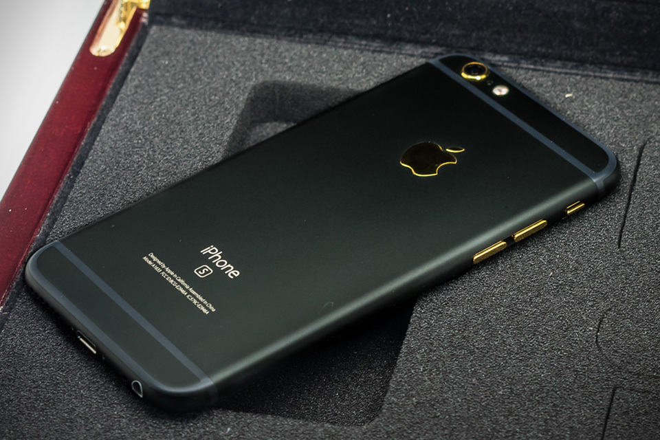 Custom Black Matte iPhone 6s by HautePhones