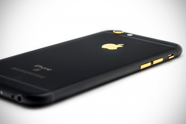 Custom Black Matte iPhone 6s by HautePhones