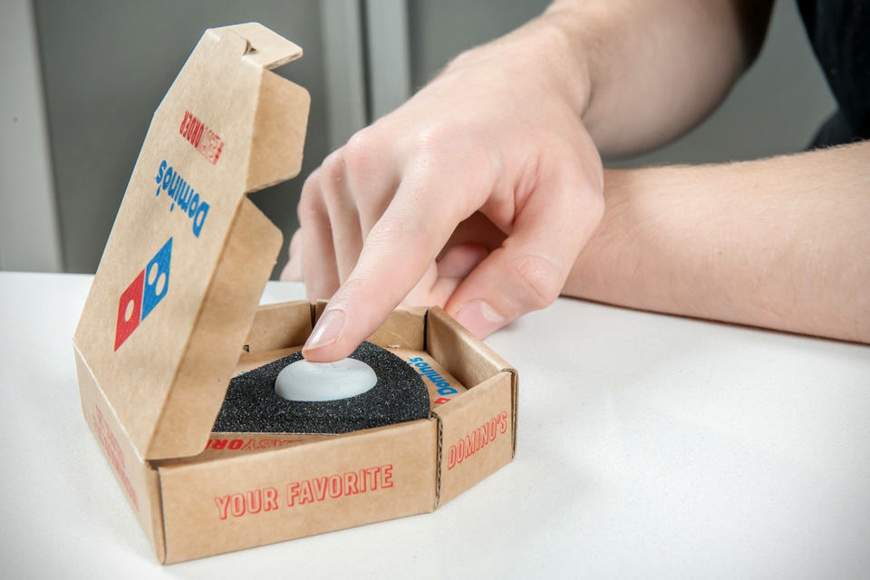 Domino’s Pizza The Easy Order Button