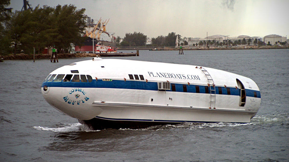 you can hold a party onboard this sea-faring boeing 307
