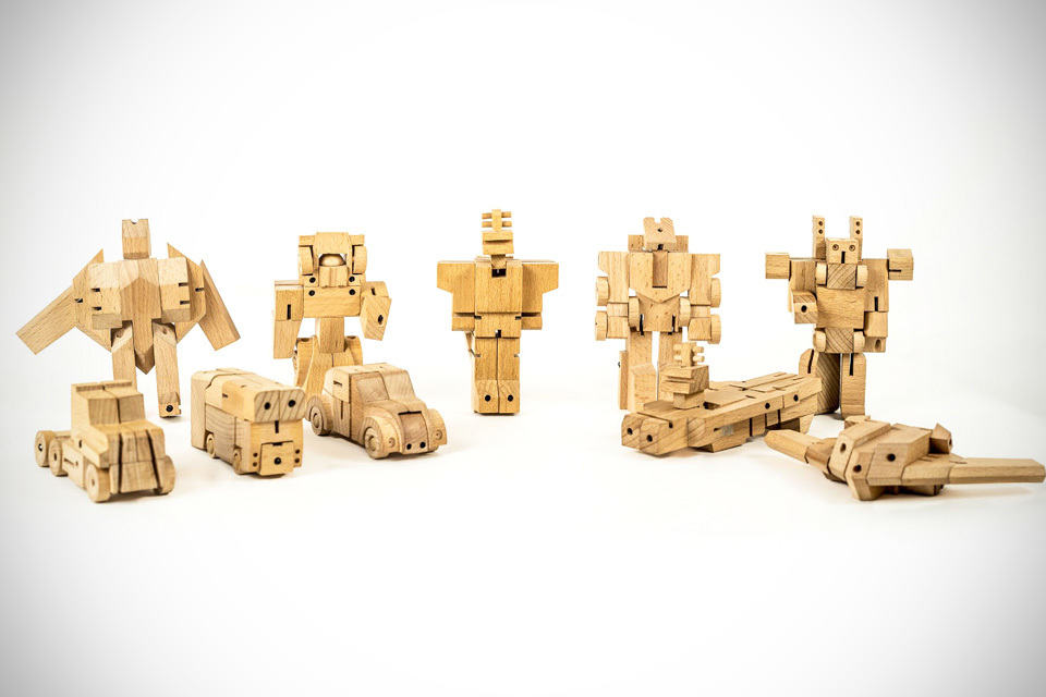 WooBots Transformers In Wood