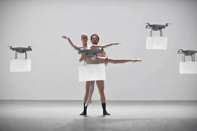 BUYMA Ad Campaign with Naked Dancers and Drones