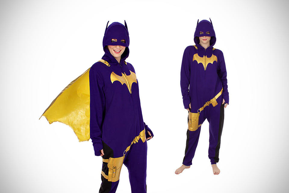 Batgirl Brushed Terry Lounger with Cape