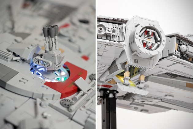 Custom LEGO Millennium Falcon by Marshal Banana