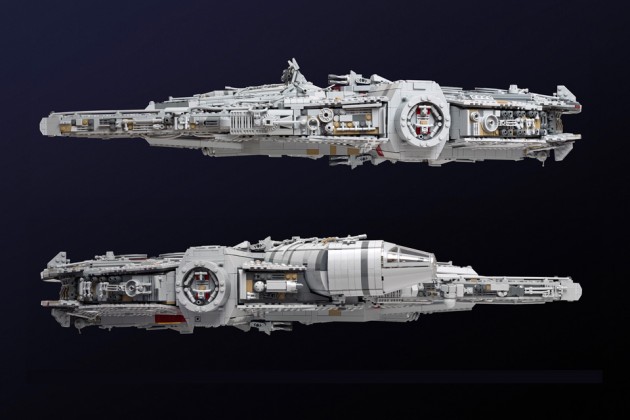 Custom LEGO Millennium Falcon by Marshal Banana